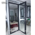 Tempered glass aluminum entrance door on sale